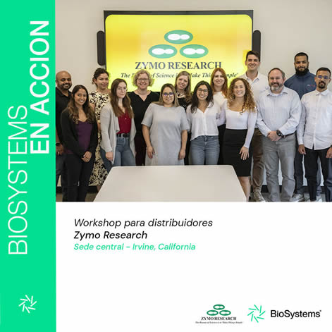 🚀 ¡BioSystems presente en el Workshop para Distribuidores de Zymo Research! 🧬