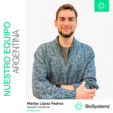 Sumamos al equipo a Matías López Padros en Soporte Comercial. 